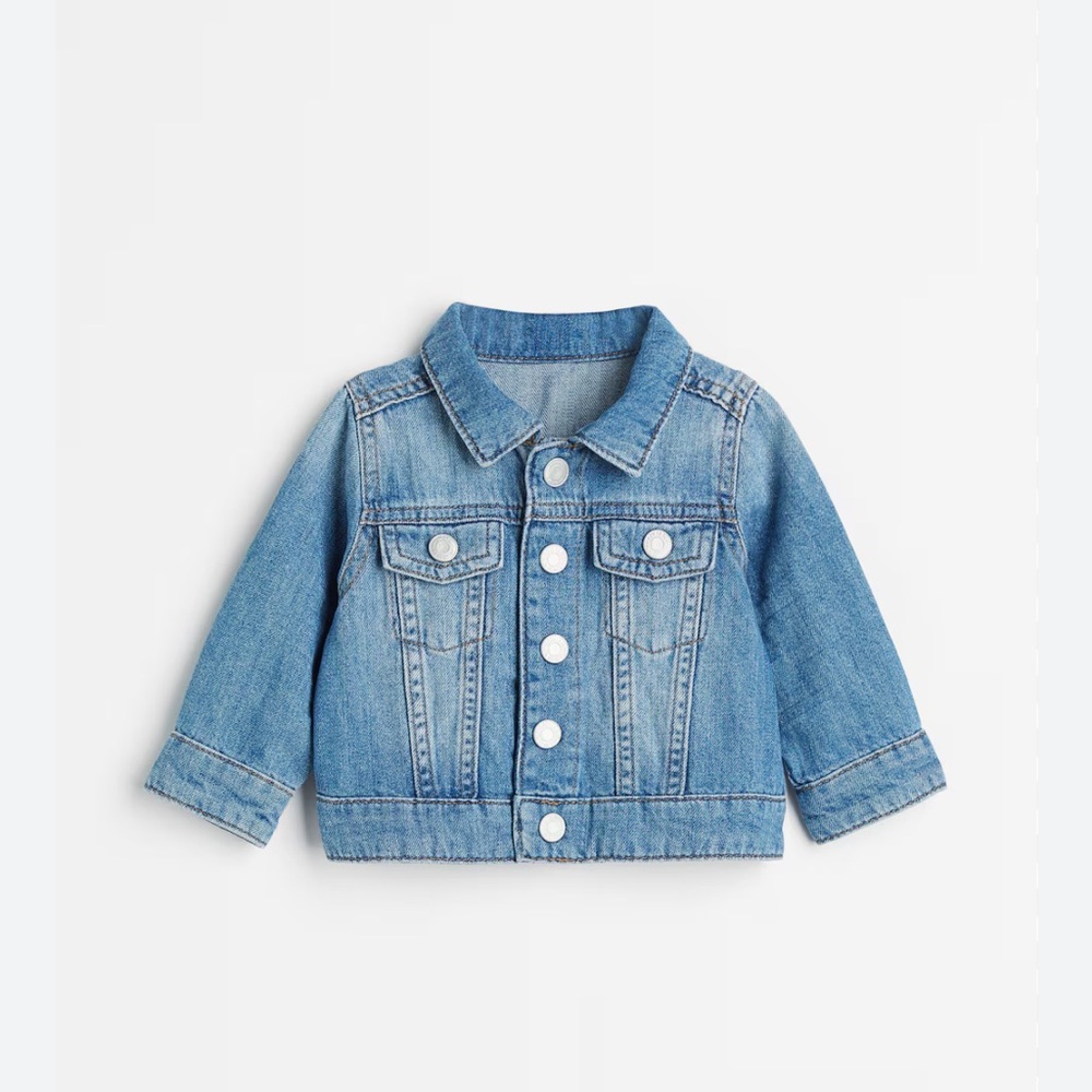 H&M Light Blue Denim Jean Jacket for Kids